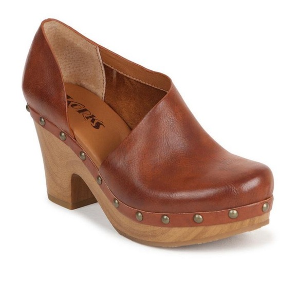 WOMEN'S KORKS ARIELLE HEELED CLOGS - Picture 1 of 11